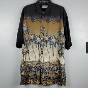 Men's short sleeve tropical shirt